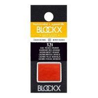 BLOCKX Watercolour Half Pan S3 321 Cadmium Red Orange